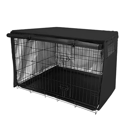 Générique Hundehüttenabdeckung – Decke für Hundezwinger mit Belüftungsfenster | -Abdeckung aus Oxford-Gewebe in Silber 210D, kompatibel mit den meisten Marken von ca Générique Hundehüttenabdeckung – Decke für Hundezwinger mit Belüftungsfenster | -Abdeckung aus Oxford-Gewebe in Silber 210D, kompatibel mit den meisten Marken von ca von Générique