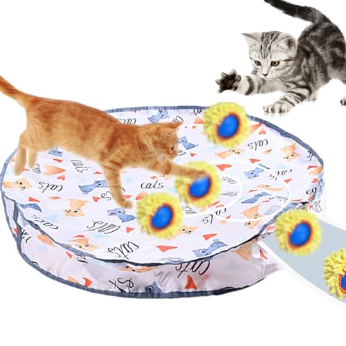 Générique Interactive Kitten Hunting Toy | Rolling Ball Cat Toy | Engaging Simulated Hunting Experience for Katzen | Perfect interactive Toy for Cat Training and Mental Stimulation Générique Interactive Kitten Hunting Toy | Rolling Ball Cat Toy | Engaging Simulated Hunting Experience for Katzen | Perfect interactive Toy for Cat Training and Mental Stimulation von Générique