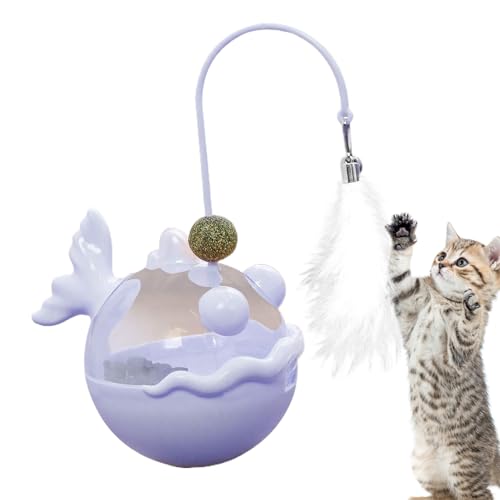 Générique Interaktives Katzenspielzeug, Built in Treat Dispenser, 7,48 x 4,92 Zoll Feather Teaser Attachment, Attachment Feature, Mental Stimulation Aid for Hunting Practice, Indoor Boredom Générique Interaktives Katzenspielzeug, Built in Treat Dispenser, 7,48 x 4,92 Zoll Feather Teaser Attachment, Attachment Feature, Mental Stimulation Aid for Hunting Practice, Indoor Boredom von Générique