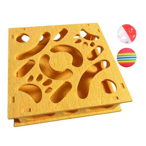 Générique Katzen-Puzzle-Spielzeug, interaktive Intelligenz, sensorisches Stimulationsspiel, Bell und Ball Aktivitätsspielzeug, Sturdy Mental Enrichment Play für Training Kittens Senioren Indoor Générique Katzen-Puzzle-Spielzeug, interaktive Intelligenz, sensorisches Stimulationsspiel, Bell und Ball Aktivitätsspielzeug, Sturdy Mental Enrichment Play für Training Kittens Senioren Indoor von Générique
