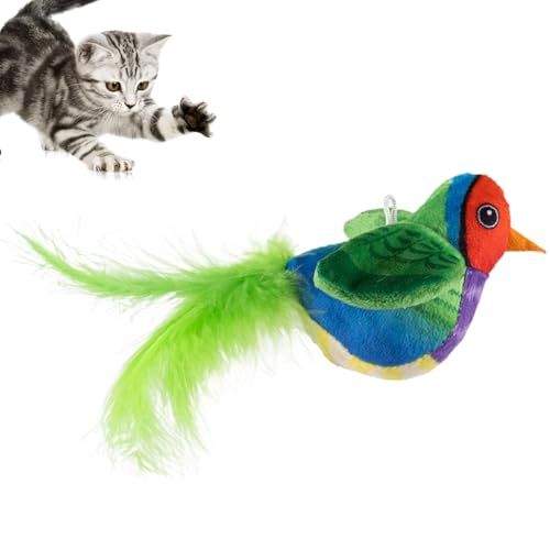 Générique Katzenvogelspielzeug, Zappelndes Katzenspielzeug, niedlich, für Vögel, interaktiv, realistisch, für Vögel, zum Zusammenklappen, automatisch, Po Générique Katzenvogelspielzeug, Zappelndes Katzenspielzeug, niedlich, für Vögel, interaktiv, realistisch, für Vögel, zum Zusammenklappen, automatisch, Po von Générique
