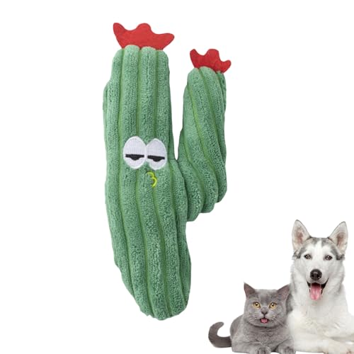 Générique Kitten Chew Toys – Catnip Interactive Toy | Pslush Realistic Cactuss Soothing Stuffed Doll for Calsming Training Mental Stimulation, 7,09 x 3,54 x 0,79 Zoll von Générique