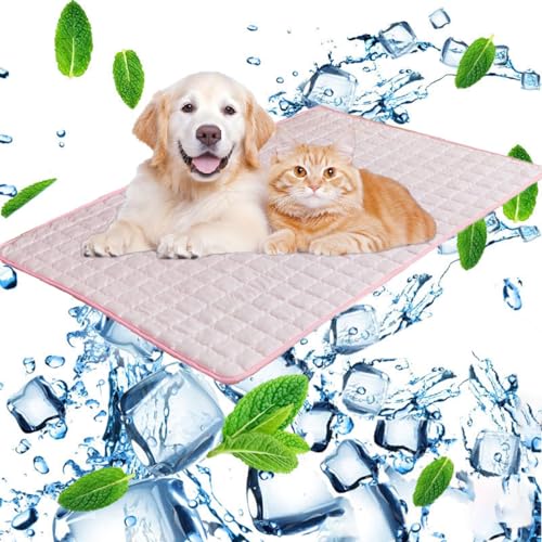 Générique Kühlmatte für Hunde, 2025, Kühlmatte für Hunde, selbstkühlend, Dog Cooling Matte, Kühlmatte aus Eisseide, langlebig, Eisseide Générique Kühlmatte für Hunde, 2025, Kühlmatte für Hunde, selbstkühlend, Dog Cooling Matte, Kühlmatte aus Eisseide, langlebig, Eisseide von Générique