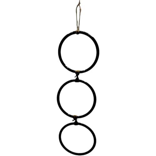 Générique Snake Terrarium Zubehör, Snake Zubehör, 4,5 x 16,5 Zoll Swing Hoop Kette, interaktives Haustier-Spielzeug, Amphibian Shelter Dekoration, ideal für Zuhause und drinnen von Générique
