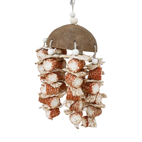 Générique Spielzeug für Parakeets Cockatiel, Vogelkäfig-Zubehör, natürliches Corn COB Shell Vogelhaus, Birdhouse-Spielzeug, Vogelkäfig-Spielzeug für Papageien, Cockatiel, Afrikanische Graupapagen Générique Spielzeug für Parakeets Cockatiel, Vogelkäfig-Zubehör, natürliches Corn COB Shell Vogelhaus, Birdhouse-Spielzeug, Vogelkäfig-Spielzeug für Papageien, Cockatiel, Afrikanische Graupapagen von Générique