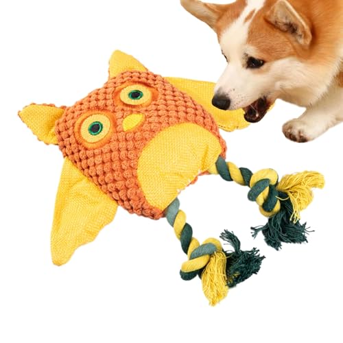 Générique Squeaky Owl Dog Toy, Tough Plush Puppy Kaugummi, 8,66 x 8,66 Zoll, interaktives Trainingswerkzeug, Aggressive Breeds, langlebiges Haustierspielgerät für Spaß und Engagement Générique Squeaky Owl Dog Toy, Tough Plush Puppy Kaugummi, 8,66 x 8,66 Zoll, interaktives Trainingswerkzeug, Aggressive Breeds, langlebiges Haustierspielgerät für Spaß und Engagement von Générique