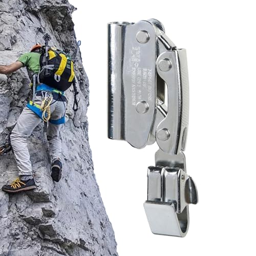 Générique Stahlrohr-Gripper, Climbing Ascender Device, 16,8 x 6,7 cm, selbstschließend, robust, rutschfest, Fallschutz für schwere Industrie von Générique