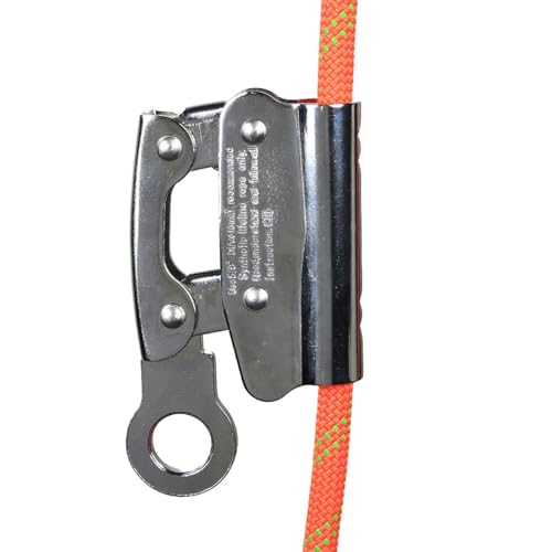Générique Stahlrohr-Gripper, Climbing Ascender Device, 16,8 x 6,7 cm, selbstschließend, robust, rutschfest, Fallschutz für schwere Industrie Générique Stahlrohr-Gripper, Climbing Ascender Device, 16,8 x 6,7 cm, selbstschließend, robust, rutschfest, Fallschutz für schwere Industrie von Générique