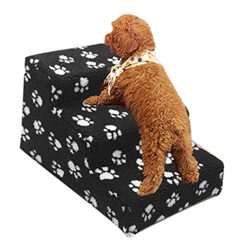 Générique Treppe für Hunde, 3 Stufen, Treppe für Tiere, Treppe für Katzen, Treppe für Hunde, Treppen für Tiere aus Kunststoff, für Haustiere bis 20 LB von Générique