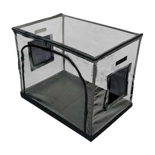 Großes Reptiliengehege – Reptilien-Terrarium-Set | leichter Zeltlebensraum | Reptilien-Terrarium aus Glas | geräumiger tragbarer Tank für Bart- , Schildkröten, Amphibien, Indoor-Verwendung im von Générique