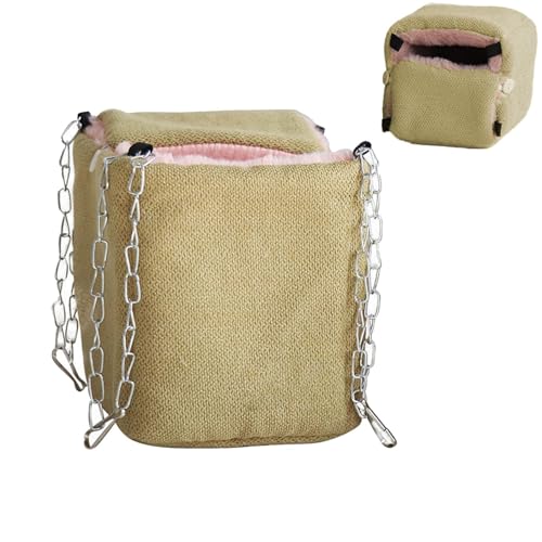 Hängematte für Frettchen für Käfig, Hamster-Hängematte für Frettchen, Hängematte für Hamster, Eichhörnchennest | warme Schaukel für Hamster, Chinchilla, Hängematte Chinchilla, Sugar Glider Bett für H von Générique