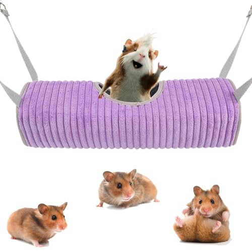 Hängematte für Haustiere, Schlafhaus für Frettchen für Käfige, Hamsterhöhle, kleines Haustierbett mit Haken und Seilen für Frettchen, Hamster, Eichhörnchen Hängematte für Haustiere, Schlafhaus für Frettchen für Käfige, Hamsterhöhle, kleines Haustierbett mit Haken und Seilen für Frettchen, Hamster, Eichhörnchen von Générique