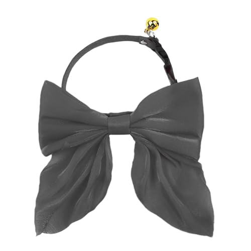 Halsband mit Fliege für Katzen – bequemes Halsband für Haustiere – Welpenhalsband mit Glocke und Fliege – weiches und verstellbares Katzenhalsband mit Schnalle für den Alltag von Générique