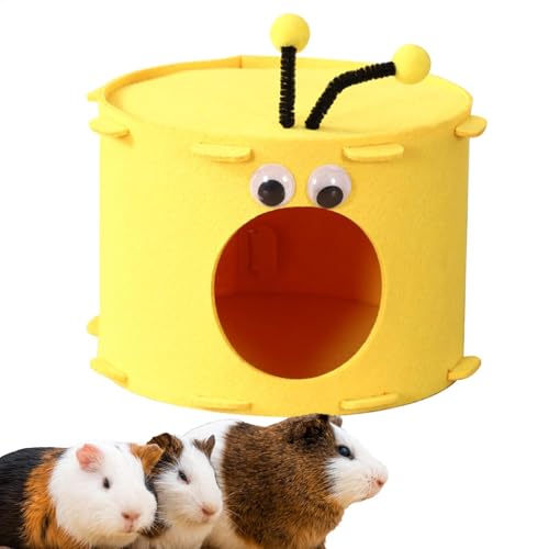 Hamster Dwarf Cazy Cave – Bee Design Felt | Shemtal Animal Shelter, Soft Warm Hamster Sleeping Nest for Golden Bear, Caramel Mice, Four-Season Use Hamster Dwarf Cazy Cave – Bee Design Felt | Shemtal Animal Shelter, Soft Warm Hamster Sleeping Nest for Golden Bear, Caramel Mice, Four-Season Use von Générique