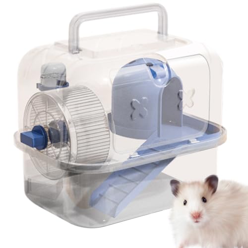 Hamster-Reisekäfig – Bunny Sortvant, transparent, Transporttasche für Reisen, Wandern, Walking, Outdoor von Générique