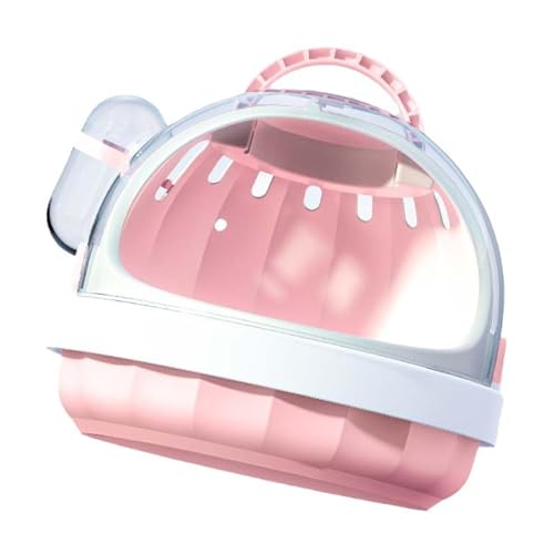 Hamster Travel Carrier | Chinchilla Carrier Small Animal Travel Cage – Atmungsaktive Haustier-Transporttasche mit abnehmbarer Wasserflasche für Meerschweinchen, Hamster, Igel, die von Générique