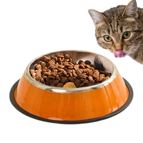 Haustiernapf aus Edelstahl – rutschfreies Hundefutter und Wasserschale für große, mittlere und kleine Rassen | Langlebige Haustier-Futterstation für einen von Générique