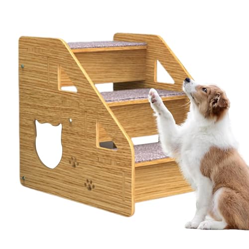 Haustiertreppe für Sofa – tragbare Haustierleiter für Betten und Sofas, Treppen für leichte Hunde | Hunderampe ohne Rutschen, faltbare Hundetreppe Haustiertreppe für Sofa – tragbare Haustierleiter für Betten und Sofas, Treppen für leichte Hunde | Hunderampe ohne Rutschen, faltbare Hundetreppe von Générique