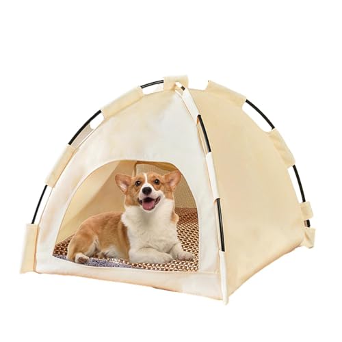Haustierzelt, Katzenhöhle und Hundehütte, waschbares Zeltbett für Katzen, Tipi für Hunde, 42 x 42 x 38 cm, tragbares Haustierhaus, Welpenbett, Tipi für Cha Haustierzelt, Katzenhöhle und Hundehütte, waschbares Zeltbett für Katzen, Tipi für Hunde, 42 x 42 x 38 cm, tragbares Haustierhaus, Welpenbett, Tipi für Cha von Générique