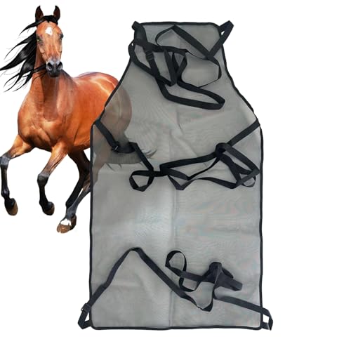 Horse Fly Sheet, Adjustable Mesh Fly Sheets, 47,24 x 26,77 Zoll, Breathable Equine Protection, UV-Resistant Design, Comfortable Fit for Outdoor, Garden, Farm, Patio Use Horse Fly Sheet, Adjustable Mesh Fly Sheets, 47,24 x 26,77 Zoll, Breathable Equine Protection, UV-Resistant Design, Comfortable Fit for Outdoor, Garden, Farm, Patio Use von Générique