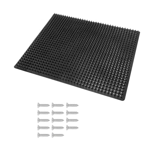 Horse Scratching Post Pad – Bürste zur Fellpflege von Rindern, Bounge Texture Comfort Board | Massagegerät für Tiere des Bauernhofs für Schafe, Vieh, Ziegen, Zubehör zur Montage von Zäunen im Freiland von Générique