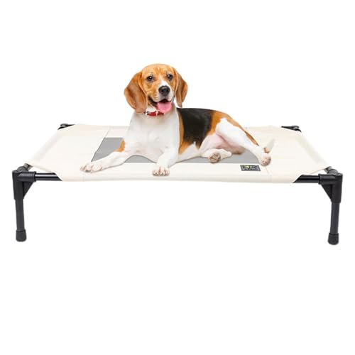 Hundebett, erhöhtes Haustierbett – Erhöhung für Haustiere mit Rahmen – Schlafwerkzeug für Haustiere mit Rahmen aus pulverbeschichtetem Stahl Hundebett, erhöhtes Haustierbett – Erhöhung für Haustiere mit Rahmen – Schlafwerkzeug für Haustiere mit Rahmen aus pulverbeschichtetem Stahl von Générique