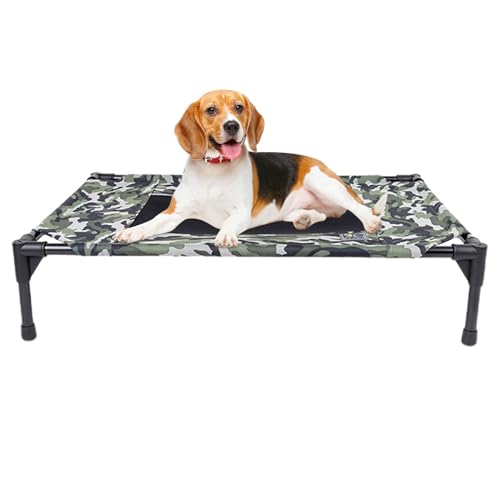 Hundebett mit Metallrahmen, erhöhtes Haustierbett – erhöhte Hundebetten für Haustiere | Schlafwerkzeug für Haustiere mit Rahmen aus beschichtetem Stahl Hundebett mit Metallrahmen, erhöhtes Haustierbett – erhöhte Hundebetten für Haustiere | Schlafwerkzeug für Haustiere mit Rahmen aus beschichtetem Stahl von Générique