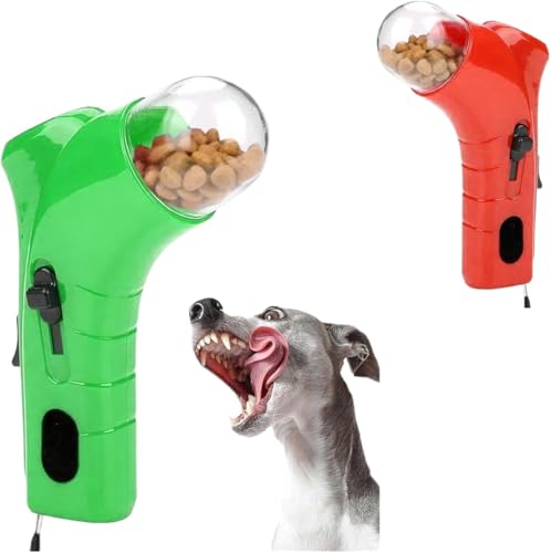 Hundefutter, Leckerli-Werfer für Haustiere, lustig, Auswurf der Pistole, Snackspender für Welpen, interaktiv, Katapult, hält in der Hand, Fütterung und von Générique