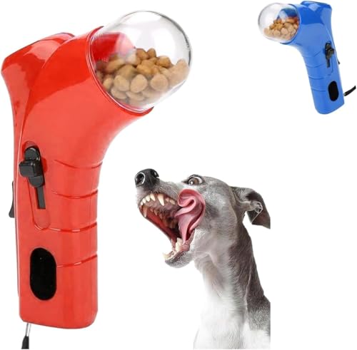 Hundefutter, Leckerli-Werfer für Haustiere, lustig, Auswurf der Pistole, Snackspender für Welpen, interaktiv, Katapult, hält in der Hand, Fütterung und von Générique