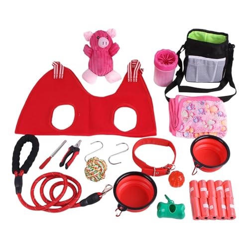 Hundegeschirr-Set, quietschendes Spielzeug für Welpen und kleine Hunde | Multifunktionales Hundezubehör, Hundespielzeug – sicheres Spielzeug-Set für Trainingsgeräte, Po Hundegeschirr-Set, quietschendes Spielzeug für Welpen und kleine Hunde | Multifunktionales Hundezubehör, Hundespielzeug – sicheres Spielzeug-Set für Trainingsgeräte, Po von Générique