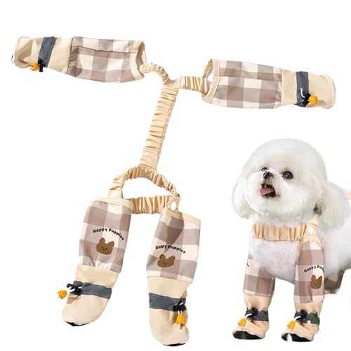 Hundehose, atmungsaktive Hose für Welpen mit Hausschuhen – bequeme Hundebekleidung, Zubehör für Haustiere für Outdoor-Abenteuer, Gärten, Reisen, Alltag, Park Hundehose, atmungsaktive Hose für Welpen mit Hausschuhen – bequeme Hundebekleidung, Zubehör für Haustiere für Outdoor-Abenteuer, Gärten, Reisen, Alltag, Park von Générique