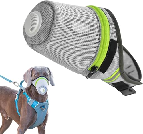 Hundemaske, wiederverwendbar, atmungsaktiv, mit Luftfilter, verstellbare Gas-Gesichtsmaske für große und kleine Hunde Hundemaske, wiederverwendbar, atmungsaktiv, mit Luftfilter, verstellbare Gas-Gesichtsmaske für große und kleine Hunde von Générique