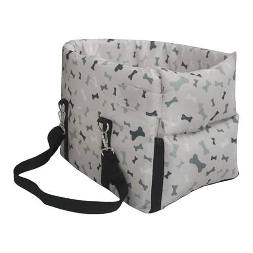 Hundetasche – atmungsaktives Material, tragbarer Zwinger | Reisesitz für die Mittelkonsole mit stabiler Befestigung, gepolsterter Sitz für kleine Haustiere zum Fahren Hundetasche – atmungsaktives Material, tragbarer Zwinger | Reisesitz für die Mittelkonsole mit stabiler Befestigung, gepolsterter Sitz für kleine Haustiere zum Fahren von Générique
