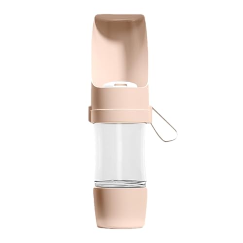 Hundewasserflasche für Spaziergänge, Hundefutter und Wasserbecher, 2-in-1-Welpen-Trinknapf – tragbare Wasserflasche für Hunde, Futter und Wasser für Hunde, Zubehör von Générique