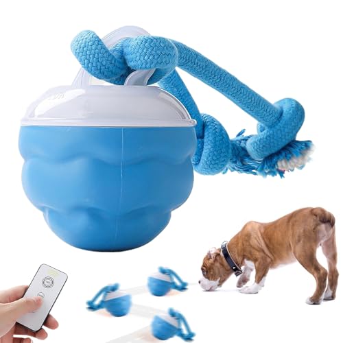 Interaktiver Ball für Hunde, automatischer Spielball mit Rotation für Hunde | aktives Übungszubehör für Park, Rasen, Haus und Außenbereich Interaktiver Ball für Hunde, automatischer Spielball mit Rotation für Hunde | aktives Übungszubehör für Park, Rasen, Haus und Außenbereich von Générique