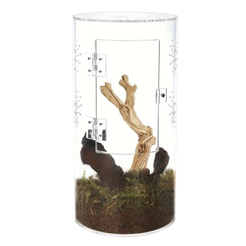 Jumping Spider Tank, Reptile Acrylic Enclosure, Portable Arboreal Habitat with Front OpeningWaterproof Tarantula Display Cage for Breeding, 12.01 x 5.91 inches von Générique