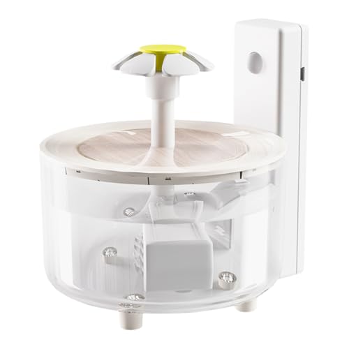 Kabelloser Wasserspender für Katzen, 53 oz / 1,5 l, Wasserspender für Haustiere | leiser Wasserkocher mit großer Kapazität mit Bewegungssensor für Katzen, Hunde, Welpen, Tiere von Générique