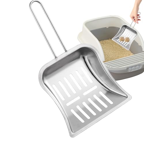 Kätzchen-Kot-Sieb, Schaufel für Katzenstreu, roller mit langem Griff | Effizientes Design der Schaufel aus hochfestem Metall für eine einfache Reinigung der Haustierpflege Kätzchen-Kot-Sieb, Schaufel für Katzenstreu, roller mit langem Griff | Effizientes Design der Schaufel aus hochfestem Metall für eine einfache Reinigung der Haustierpflege von Générique
