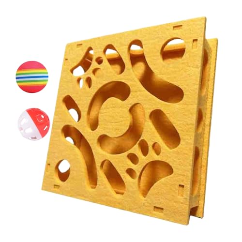 Katzen-Puzzle-Spielzeug, interaktive Intelligenz, sensorisches Stimulationsspiel, Built in Bell Ball, Mental Training Activity, Boredom Release for Crate, Outdoor Hunting, Indoor Travel, Kitten Senior Katzen-Puzzle-Spielzeug, interaktive Intelligenz, sensorisches Stimulationsspiel, Built in Bell Ball, Mental Training Activity, Boredom Release for Crate, Outdoor Hunting, Indoor Travel, Kitten Senior von Générique