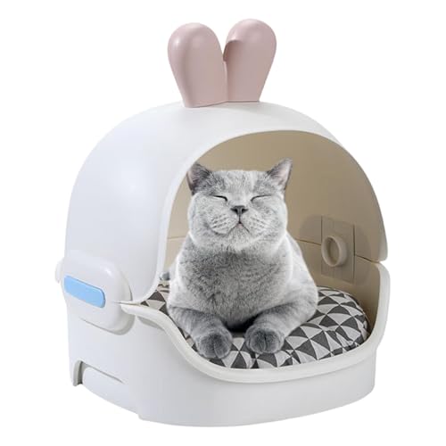 Katzenbett | Nest für Katzen | Kleines wasserdichtes Haus für Kätzchen, Katzenhaus mit wasserdichtem Design, warmes Haus für Katzen von 13,78 x 13,78 x 17,72 Zoll für Hauskatzen Katzenbett | Nest für Katzen | Kleines wasserdichtes Haus für Kätzchen, Katzenhaus mit wasserdichtem Design, warmes Haus für Katzen von 13,78 x 13,78 x 17,72 Zoll für Hauskatzen von Générique