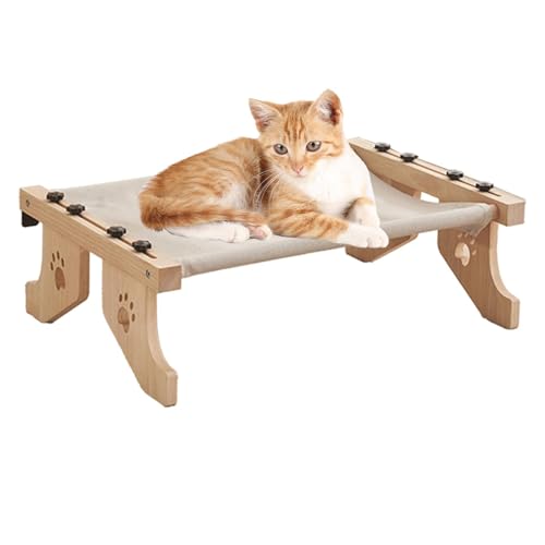 Katzenbett mit gepolstertem Cover, Holzkatzenstange, verstellbares Katzenbett, Katzenbett, Katzenbett, Katzenbett, Climbing Seat, bequemer Katzenhammock, Fensterkatze, Hammock Seat, Katzen, Katzenbett mit gepolstertem Cover, Holzkatzenstange, verstellbares Katzenbett, Katzenbett, Katzenbett, Katzenbett, Climbing Seat, bequemer Katzenhammock, Fensterkatze, Hammock Seat, Katzen, von Générique