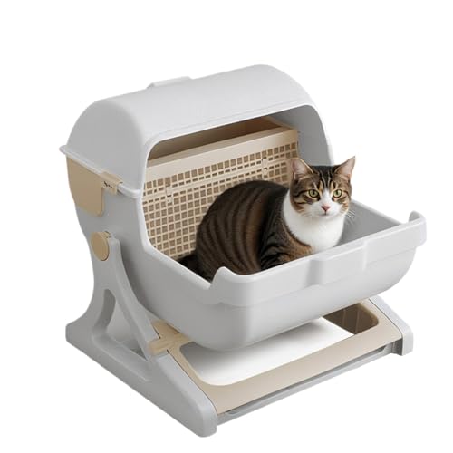 Katzenbox, Litter Cleaner, 40 x 40 x 40 cm, Katzen-Reinigungsmittel, Haustier-Wastensystem mit offenem Top Sicherheitsdesign für Zuhause, Wohnzimmer, Schlafzimmer, Möbel, Ecke, Reisen, Wohnung Katzenbox, Litter Cleaner, 40 x 40 x 40 cm, Katzen-Reinigungsmittel, Haustier-Wastensystem mit offenem Top Sicherheitsdesign für Zuhause, Wohnzimmer, Schlafzimmer, Möbel, Ecke, Reisen, Wohnung von Générique