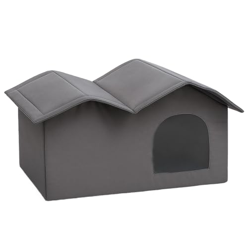 Katzenhaus, wasserdicht und isoliert, abnehmbare Höhle, komfortabel und kühlend, für den Innenbereich, geeignet für kleine Hunde, Welpen und Tiere Katzenhaus, wasserdicht und isoliert, abnehmbare Höhle, komfortabel und kühlend, für den Innenbereich, geeignet für kleine Hunde, Welpen und Tiere von Générique