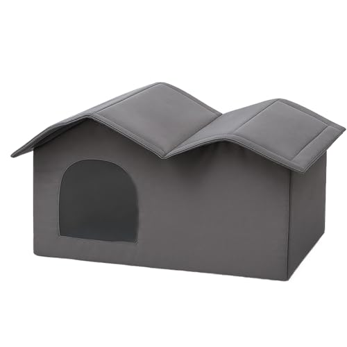Katzenhaus | Hundehütte für den Außenbereich, robust, hitzebeständig, bequem, zerlegbar, kühl, für Welpen, Sommer, junge Tiere, kleine Hunde Katzenhaus | Hundehütte für den Außenbereich, robust, hitzebeständig, bequem, zerlegbar, kühl, für Welpen, Sommer, junge Tiere, kleine Hunde von Générique