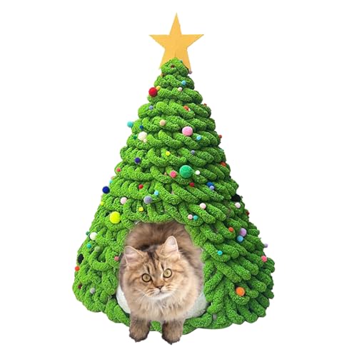 Katzenhaus Weihnachtsbaum-Set | Material-Set für Innenzelt, Kätzchen, Dekoration, Zelt, Handwerk, Winter, Jahreszeit, Tiere Katzenhaus Weihnachtsbaum-Set | Material-Set für Innenzelt, Kätzchen, Dekoration, Zelt, Handwerk, Winter, Jahreszeit, Tiere von Générique