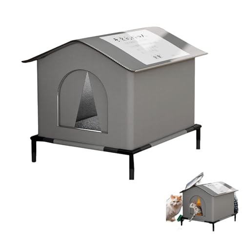 Katzenhaus für den Außenbereich, Winter, S (geeignet für 4 kg)) von Générique