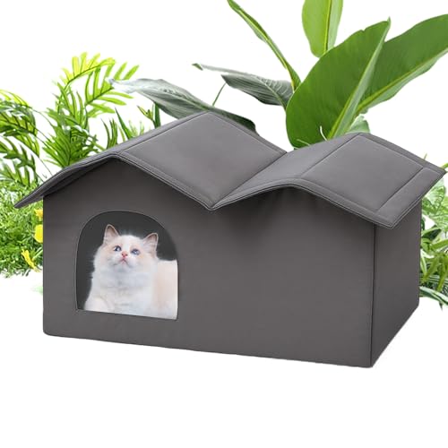 Katzenhaus für den Innenbereich, wasserdicht und isoliert, abnehmbare Höhle, komfortabel und kühlend, für den Innenbereich, geeignet für kleine Hunde, Welpen und Tiere Katzenhaus für den Innenbereich, wasserdicht und isoliert, abnehmbare Höhle, komfortabel und kühlend, für den Innenbereich, geeignet für kleine Hunde, Welpen und Tiere von Générique