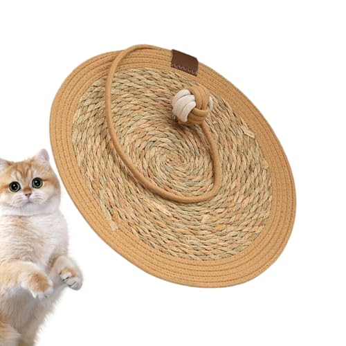 Katzenkratzmatte, Kitten Claw Grinding Rug, Furniture Protector, Lightweight Cattail Material, Soft Sturdy Design, Wall, Couch & Carpet Protection, 39,7 cm Katzenkratzmatte, Kitten Claw Grinding Rug, Furniture Protector, Lightweight Cattail Material, Soft Sturdy Design, Wall, Couch & Carpet Protection, 39,7 cm von Générique
