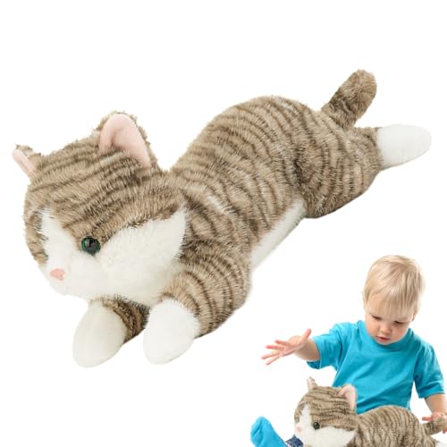 Katzenplüschtier – weiches Plüsch-Katzenspielzeug, realistisches Katzenplüsch | Cuddly Feline Companion, niedliches Kätzchen-Kätzchen, perfektes Geschenk für Katzenliebhaber, Tier Katzenplüschtier – weiches Plüsch-Katzenspielzeug, realistisches Katzenplüsch | Cuddly Feline Companion, niedliches Kätzchen-Kätzchen, perfektes Geschenk für Katzenliebhaber, Tier von Générique