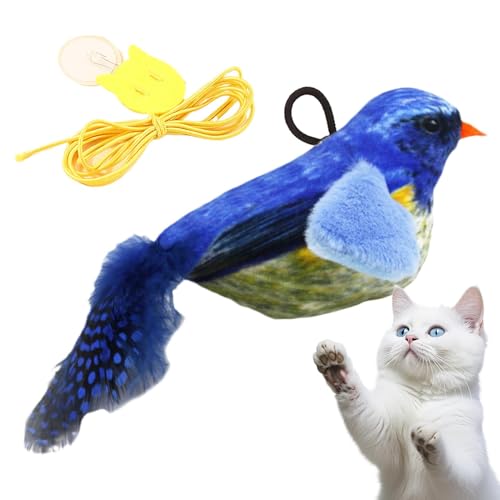 Katzenspielzeug, Zwitscher-Vogel, Katzenvogelspielzeug, interaktives Kauspielzeug für Katzen, Trainingswerkzeug für Haustiere, für Langeweile und Kätzchenspielgerät Katzenspielzeug, Zwitscher-Vogel, Katzenvogelspielzeug, interaktives Kauspielzeug für Katzen, Trainingswerkzeug für Haustiere, für Langeweile und Kätzchenspielgerät von Générique